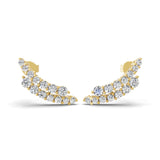 Round Cut Radiant 0.94Ct Lab Grown Diamond 14K Fine Gold