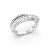 0.17Ct Lab Grown Diamond 14K Fine Gold Round Cut Prong Set Statement Ring