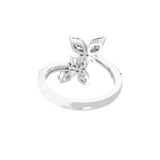 Marquise Butterfly Lab Grown Diamond Ring 1.31Ct 14K Fine Gold