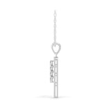 0.40Ct Lab Grown Marquise Cut Diamond Pendant 14K Fine Gold Necklace
