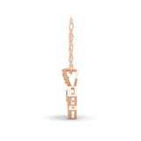 Geometric Hexagon Pendant 0.20Ct Lab Grown Round Diamond Necklace 14K Gold