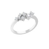 0.42Ct Round Cut Lab Grown Diamond Band Ring 14K Fine Gold