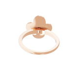 Vintage Style 0.09Ct Lab Grown Diamond Ring 14K Fine Gold Solitaire Ring