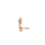 Lab Grown Diamond Ear Crawlers Earring 1.77Ct 14K Fine Gold