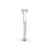 0.76Ct Lab Grown Diamond Round Cut Solitaire Ring 14K Fine Gold