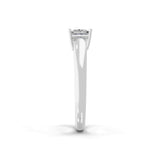 0.50Ct Lab Grown Diamond Square Cut Solitaire Ring 14K Fine Gold