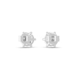 Round Cut 1.50Ct Solitaire Stud Earrings Lab Grown Diamond 14K Fine Gold