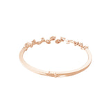 Lab Grown Multi Diamond 2.13Ct Cuff Bangle Bracelet 14K Fine Gold