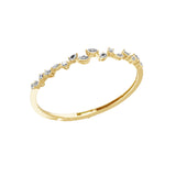 Lab Grown Multi Diamond 2.13Ct Cuff Bangle Bracelet 14K Fine Gold