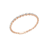Channel Set Lab Grown Diamond Tennis Bracelet 14K Fine Gold 7.08Ct