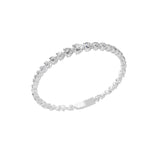 Heart Pear Cut Lab Grown Diamond Tennis Bracelet 14K Fine Gold 7.25Ct