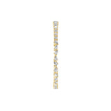 Heart Pear Cut Lab Grown Diamond Tennis Bracelet 14K Fine Gold 7.25Ct