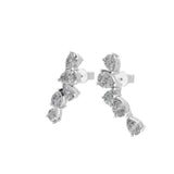 Graduated Pear Drop Earring 14K Fine Gold 2.28Ct Lab Grown Diamond