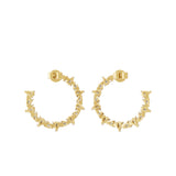 14K Fine Gold Lab Grown Pear Cut Diamond Semi Hoop Style Earrings 5.00Ct