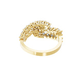 14K Fine Gold 1.87Ct Multi Shape Lab Grown Diamond Band Ring