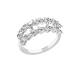 Stackable Ring 1.37Ct Pear Lab Grown Diamond 14K Fine Gold
