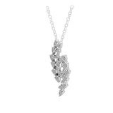 14K Fine Gold Lab Grown Pear Cut Diamond Pendant Necklace 2.52Ct