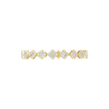 Lab Grown Diamond Baguette Round Cut Tennis Bracelet 14K Fine Gold 3.73Ct