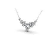 1.90Ct 14K Fine Gold Multi Lab Grown Diamond Chain Necklace