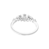 0.76Ct 14K Fine Gold Lab Grown Multi Diamond Minimalist Ring