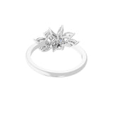 1.16Ct Marquise Octagon Lab Grown Diamond Cluster Ring 14K Gold