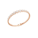 4.97Ct Lab Grown Round Diamond Tennis 14K Fine Gold Bracelet