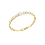 4.97Ct Lab Grown Round Diamond Tennis 14K Fine Gold Bracelet