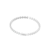 Lab Grown Diamond 4.61Ct Round Cut Fine Gold Tennis Bracelet
