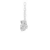 Lab Grown Pear Cut Diamond 0.57Ct Pendant 14K Fine Gold Necklace