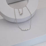 0.56 Ct Lab Grown Round Diamond White Gold Charm Pendant