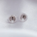 14K Fine Gold 0.08Ct Lab Grown Diamond Solitaire Stud Earrings