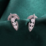 Lab Grown Diamond Cluster Studs 0.24Ct 14K Fine Gold