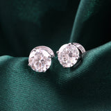 Solitaires Stud Lab Grown Diamond 1.00Ct 14K Fine Gold Earrings