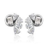 Geometric Grace Lab Grown Diamond Stud 1.60Ct 14K Fine Gold