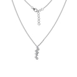 Radiant Cluster Pendant Necklace 0.50Ct Lab grown Diamond Round Cut 14K Gold