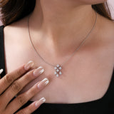 Celestia Droplet Pendant Necklace 14K Fine Gold 0.60Ct Lab Grown Diamond