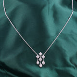 Celestia Droplet Pendant Necklace 14K Fine Gold 0.60Ct Lab Grown Diamond