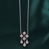 Celestia Droplet Pendant Necklace 14K Fine Gold 0.60Ct Lab Grown Diamond