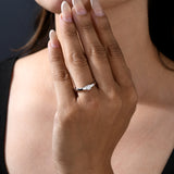 0.25Ct Lab Grown Diamond With Round Cut Solitaire Wedding Ring 14K Fine Gold