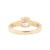 Cathedral Setting Solitaire Engagement Ring With 1.00Ct Lab Grown Diamond