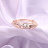 0.17Ct Lab Grown Diamond 14K Fine Gold Round Cut Prong Set Statement Ring