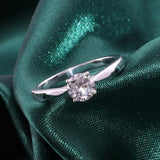 0.50Ct Lab Grown Diamond With Round Cut Solitaire Engagement Ring 14K Fine Gold