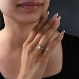 0.50Ct Lab Grown Diamond With Round Cut Solitaire Engagement Ring 14K Fine Gold