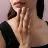 Lab Grown Diamond 0.25Ct Round Cut Solitaire Ring 14K Fine Gold